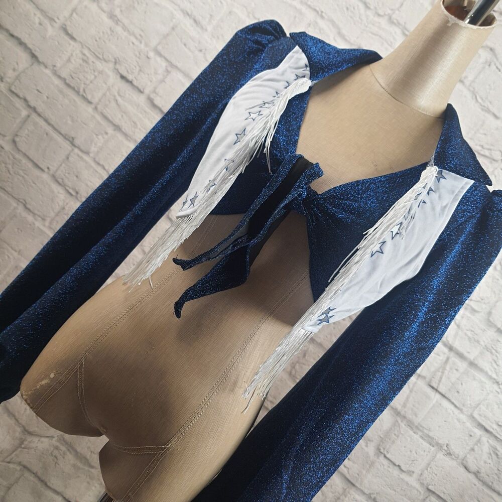 Dallas Cowboys Cheerleader Costume Top Size Sm Shirt NWT Dolls Kill Trickz Treat